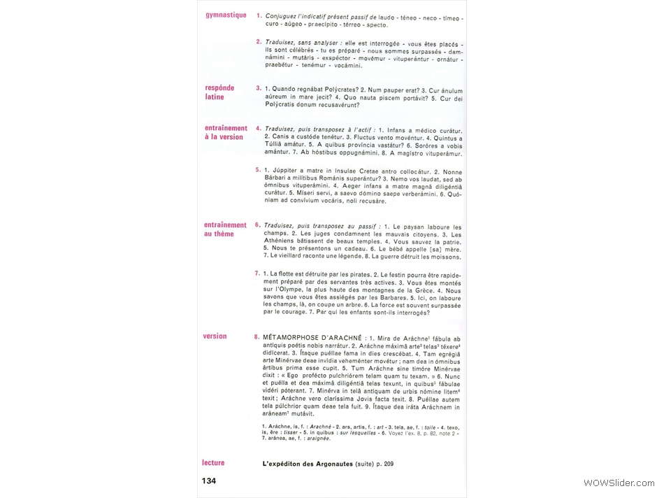 Latin - 2e année -  Initiation aux lettres latines - Magnard