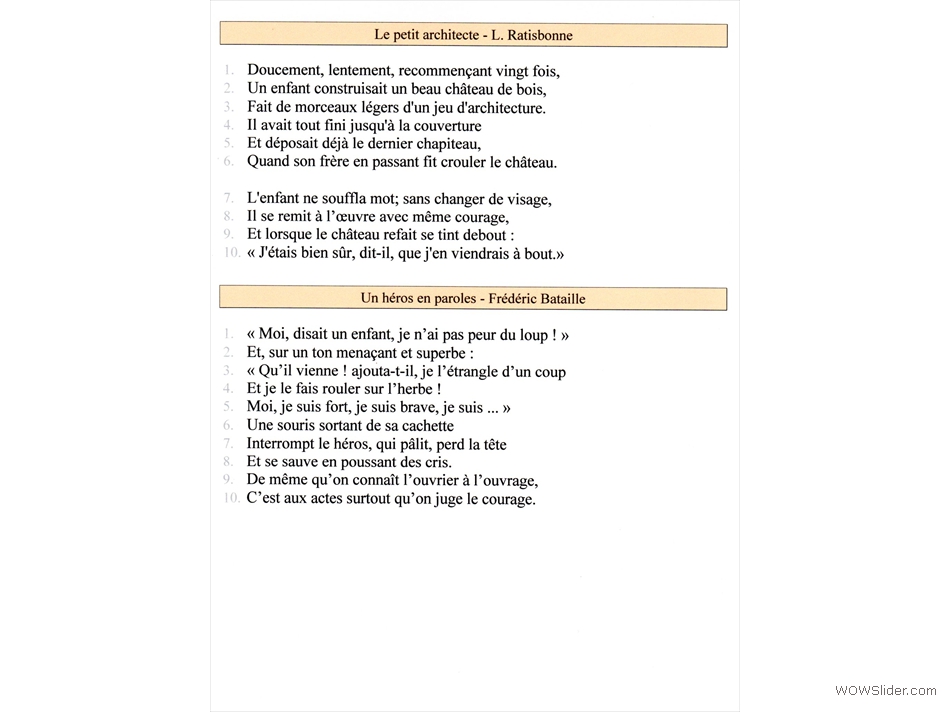 Recueil de récitations